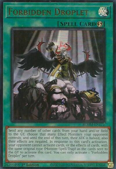 Forbidden Droplet (BLMM-EN171) [Battles of Legend: Monster Mayhem]
