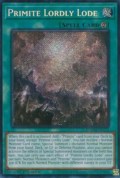Primite Lordly Lode (BLMM-EN172) [Battles of Legend: Monster Mayhem]