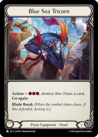 Blue Sea Tricorn (LGS392) (LGS392) [Flesh and Blood: Promo Cards]