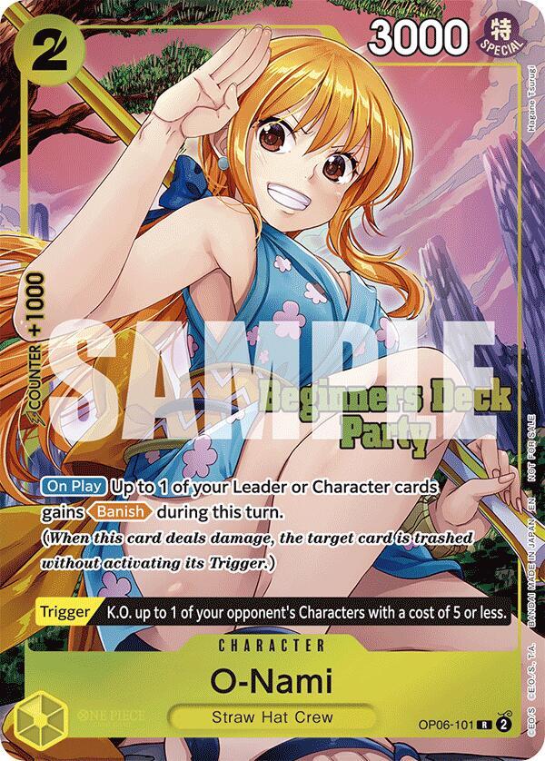 O-Nami (Beginners Deck Party [ST-23] - [ST-28] Winner Pack) (OP06-101) [One Piece Promotion Cards]