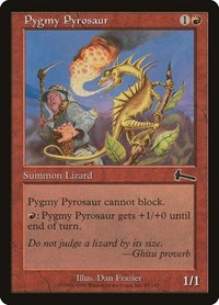 Pygmy Pyrosaur (87) [Urza's Legacy]