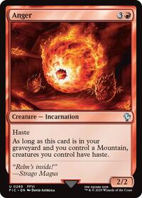 Anger (Surge Foil) (289) [Commander: FINAL FANTASY]