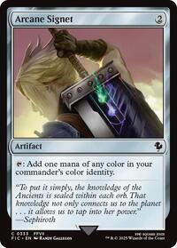 Arcane Signet (0333) (Surge Foil) (333) [Commander: FINAL FANTASY]