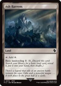 Ash Barrens (Surge Foil) (374) [Commander: FINAL FANTASY]