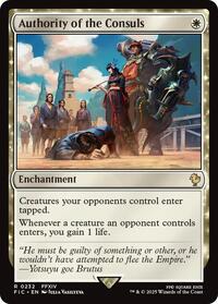 Authority of the Consuls (Surge Foil) (232) [Commander: FINAL FANTASY]