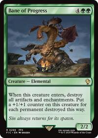 Bane of Progress (Surge Foil) (299) [Commander: FINAL FANTASY]