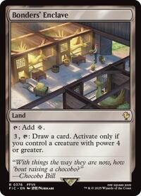 Bonders' Enclave (Surge Foil) (376) [Commander: FINAL FANTASY]