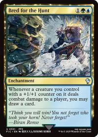 Bred for the Hunt (Surge Foil) (321) [Commander: FINAL FANTASY]