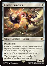 Bronze Guardian (Surge Foil) (234) [Commander: FINAL FANTASY]