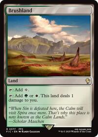 Brushland (Surge Foil) (377) [Commander: FINAL FANTASY]