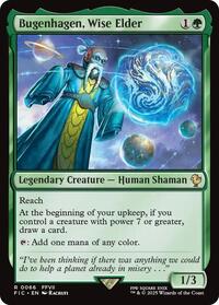 Bugenhagen, Wise Elder (Surge Foil) (66) [Commander: FINAL FANTASY]