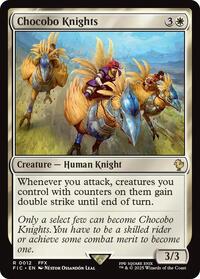Chocobo Knights (Surge Foil) (12) [Commander: FINAL FANTASY]