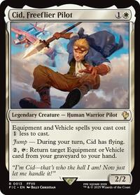 Cid, Freeflier Pilot (Surge Foil) (13) [Commander: FINAL FANTASY]