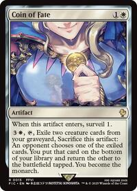 Coin of Fate (Surge Foil) (15) [Commander: FINAL FANTASY]