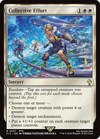 Collective Effort (Surge Foil) (237) [Commander: FINAL FANTASY]