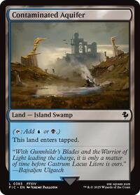 Contaminated Aquifer (Surge Foil) (383) [Commander: FINAL FANTASY]