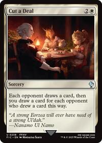 Cut a Deal (Surge Foil) (238) [Commander: FINAL FANTASY]
