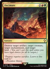 Decimate (Surge Foil) (323) [Commander: FINAL FANTASY]