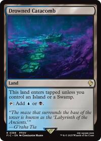 Drowned Catacomb (Surge Foil) (388) [Commander: FINAL FANTASY]