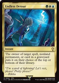 Endless Detour (Surge Foil) (324) [Commander: FINAL FANTASY]