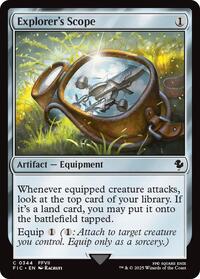 Explorer's Scope (Surge Foil) (344) [Commander: FINAL FANTASY]