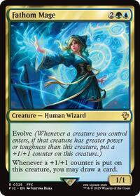 Fathom Mage (Surge Foil) (325) [Commander: FINAL FANTASY]
