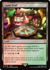 Game Trail (Surge Foil) (398) [Commander: FINAL FANTASY]