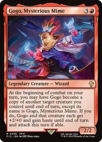 Gogo, Mysterious Mime (Surge Foil) (56) [Commander: FINAL FANTASY]