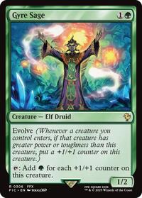 Gyre Sage (Surge Foil) (306) [Commander: FINAL FANTASY]