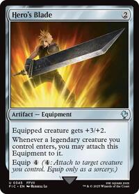 Hero's Blade (Surge Foil) (345) [Commander: FINAL FANTASY]
