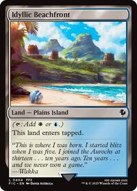 Idyllic Beachfront (Surge Foil) (404) [Commander: FINAL FANTASY]