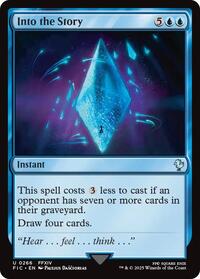 Into the Story (Surge Foil) (266) [Commander: FINAL FANTASY]