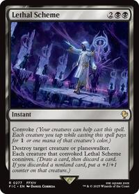 Lethal Scheme (Surge Foil) (277) [Commander: FINAL FANTASY]