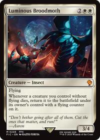 Luminous Broodmoth (Surge Foil) (246) [Commander: FINAL FANTASY]