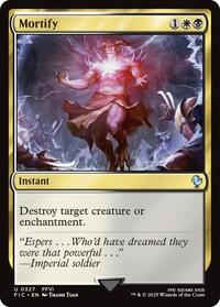 Mortify (Surge Foil) (327) [Commander: FINAL FANTASY]
