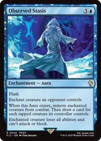Observed Stasis (Surge Foil) (40) [Commander: FINAL FANTASY]
