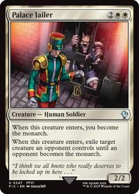 Palace Jailer (Surge Foil) (247) [Commander: FINAL FANTASY]