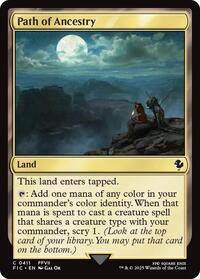 Path of Ancestry (Surge Foil) (411) [Commander: FINAL FANTASY]