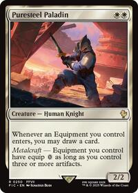 Puresteel Paladin (Surge Foil) (250) [Commander: FINAL FANTASY]