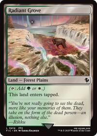 Radiant Grove (Surge Foil) (414) [Commander: FINAL FANTASY]