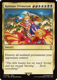 Ruinous Ultimatum (Surge Foil) (329) [Commander: FINAL FANTASY]