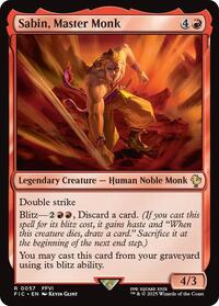 Sabin, Master Monk (Surge Foil) (57) [Commander: FINAL FANTASY]