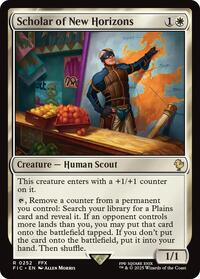 Scholar of New Horizons (Surge Foil) (252) [Commander: FINAL FANTASY]