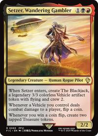 Setzer, Wandering Gambler (Surge Foil) (93) [Commander: FINAL FANTASY]