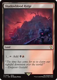 Shadowblood Ridge (Surge Foil) (421) [Commander: FINAL FANTASY]