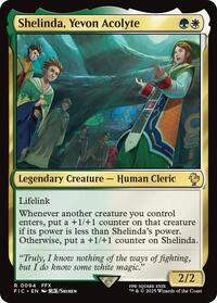 Shelinda, Yevon Acolyte (Surge Foil) (94) [Commander: FINAL FANTASY]