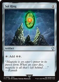 Sol Ring (0356) (Surge Foil) (356) [Commander: FINAL FANTASY]