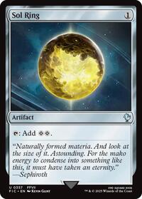 Sol Ring (0357) (Surge Foil) (357) [Commander: FINAL FANTASY]