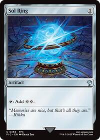 Sol Ring (0358) (Surge Foil) (358) [Commander: FINAL FANTASY]