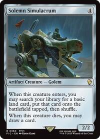 Solemn Simulacrum (Surge Foil) (360) [Commander: FINAL FANTASY]